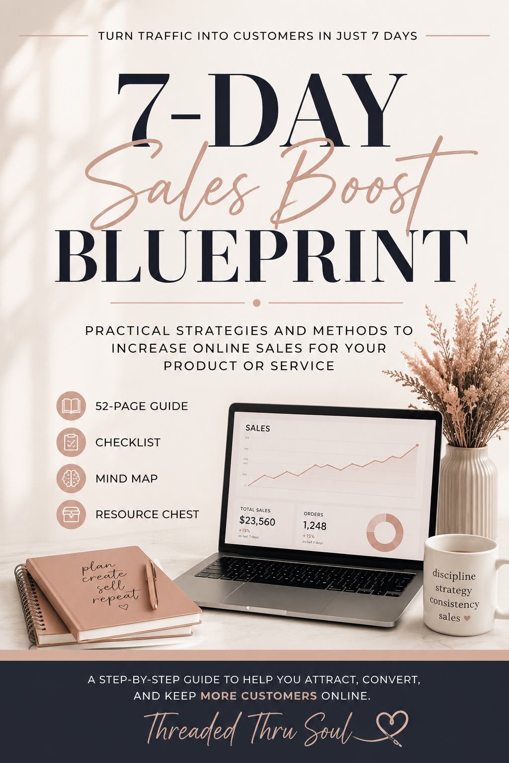 Threaded Thru Soul 7-Day Sales Boost Blueprint | Digital Download